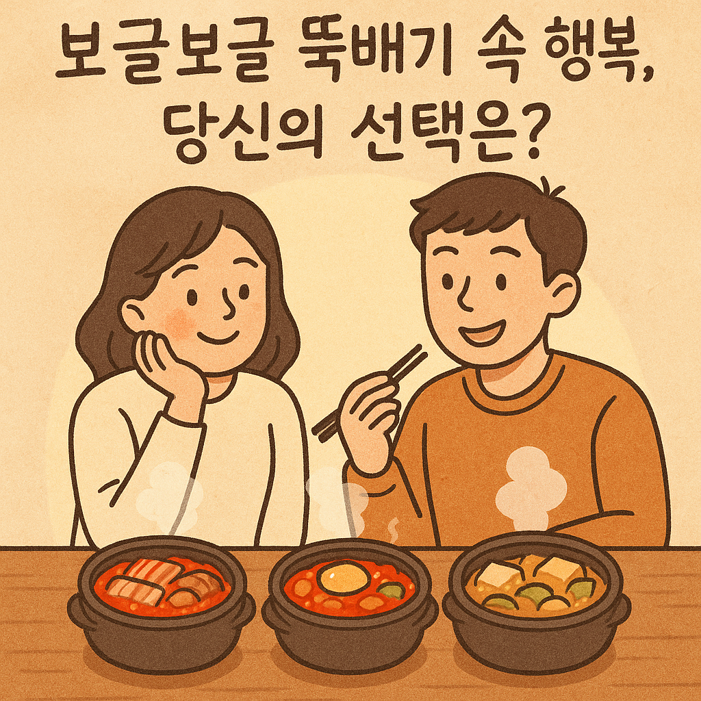 보글보글 뚝배기 속 행복, 당신의 선택은 대한민국 대표 찌개 BEST 3 썸네일